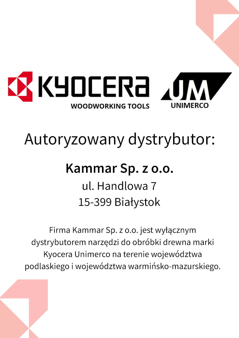 Certyfikat autoryzowanego dystrybutora Kyocera